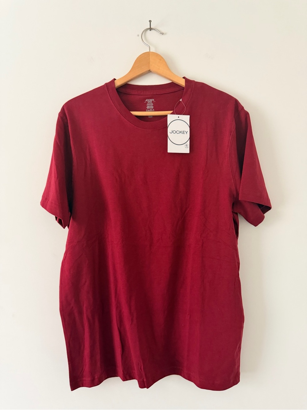 Jockey Men’s Red Crew Neck T-Shirt